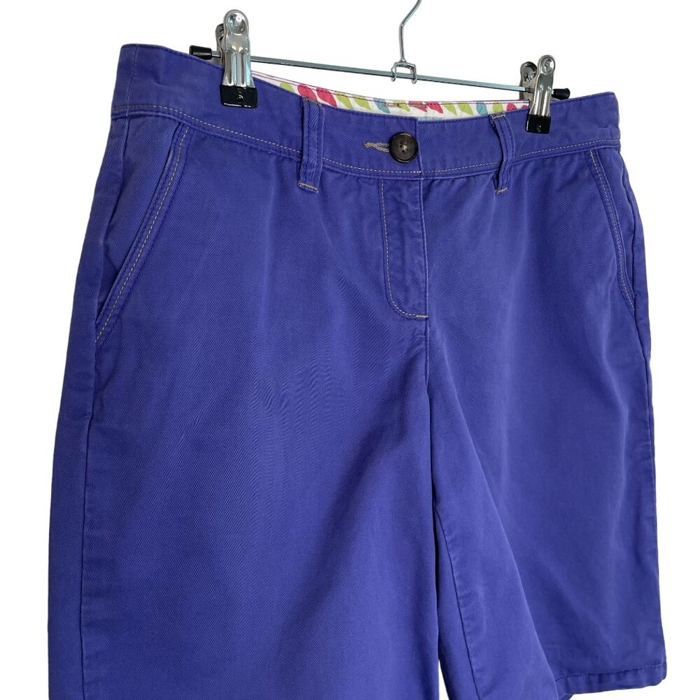 Boden Purple Bermuda Shorts, 8 - Picture 3 of 7